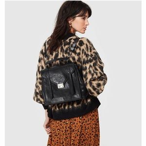 Henri Bendel Black Cambria Convertible Backpack